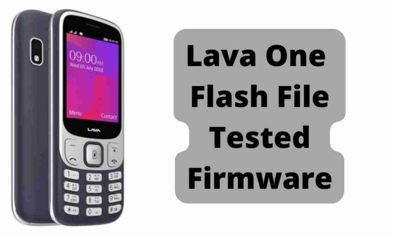 Lava One Flash File Tested Firmware