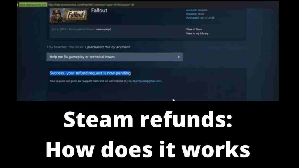 Steam refunds