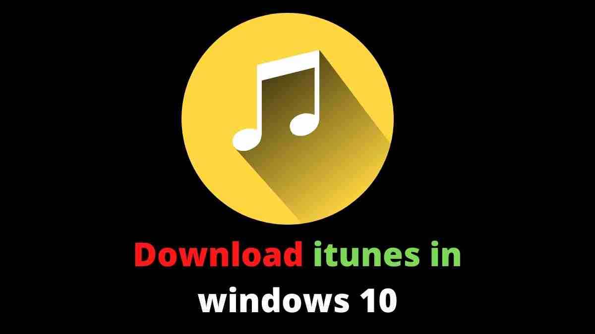 download itunes in windows 10