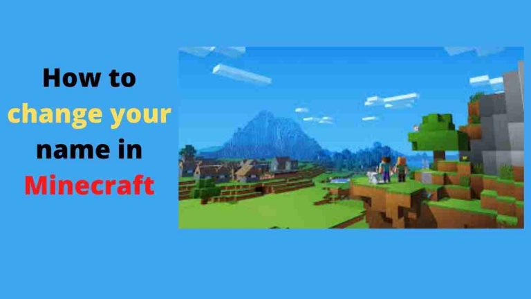 Minecraft how to change name