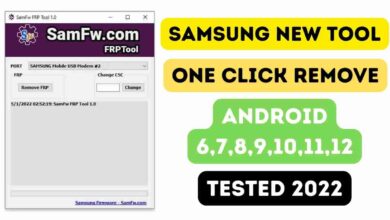 SamFw Tool V1.0 One Click FRP Reset Android 8,9,10,11,12 free Tool