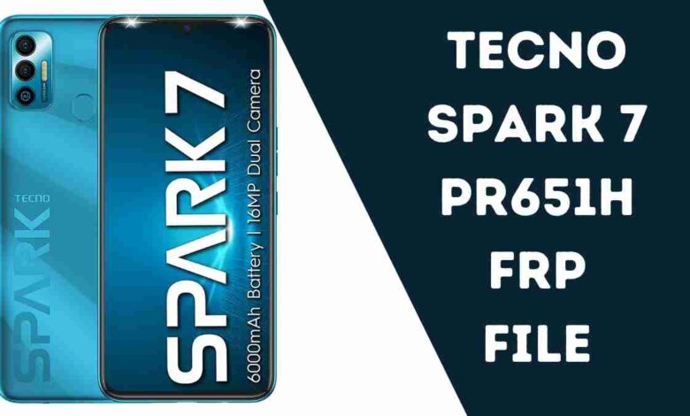 TECNO SPARK 7 PR651H FRP File
