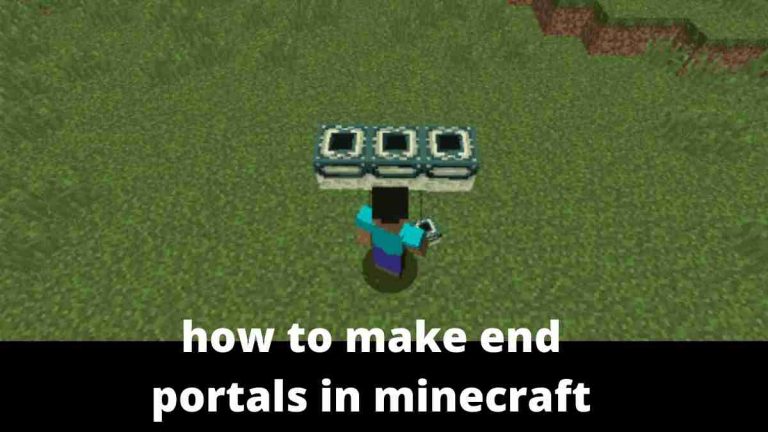 how to make end portals in minecraft
