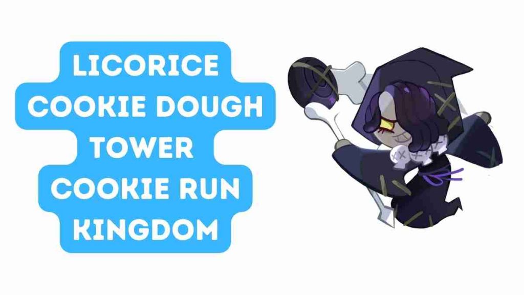 Constructing a Licorice Cookie Dough Tower (Cookie Run Kingdom)