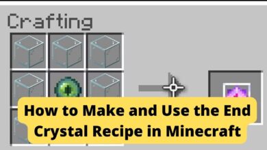 End Crystal Recipe