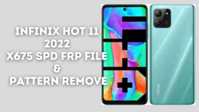 Infinix Hot 11 2022 X675 SPD FRP File & Pattern Remove