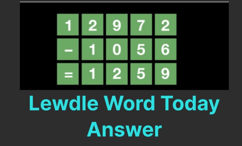 Lewdle Word Today Answer