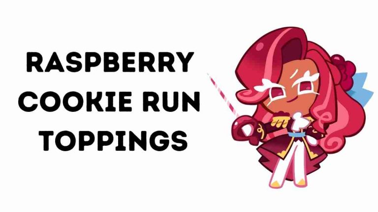 Raspberry cookie Run Toppings Build (Cookie Run Kingdom)