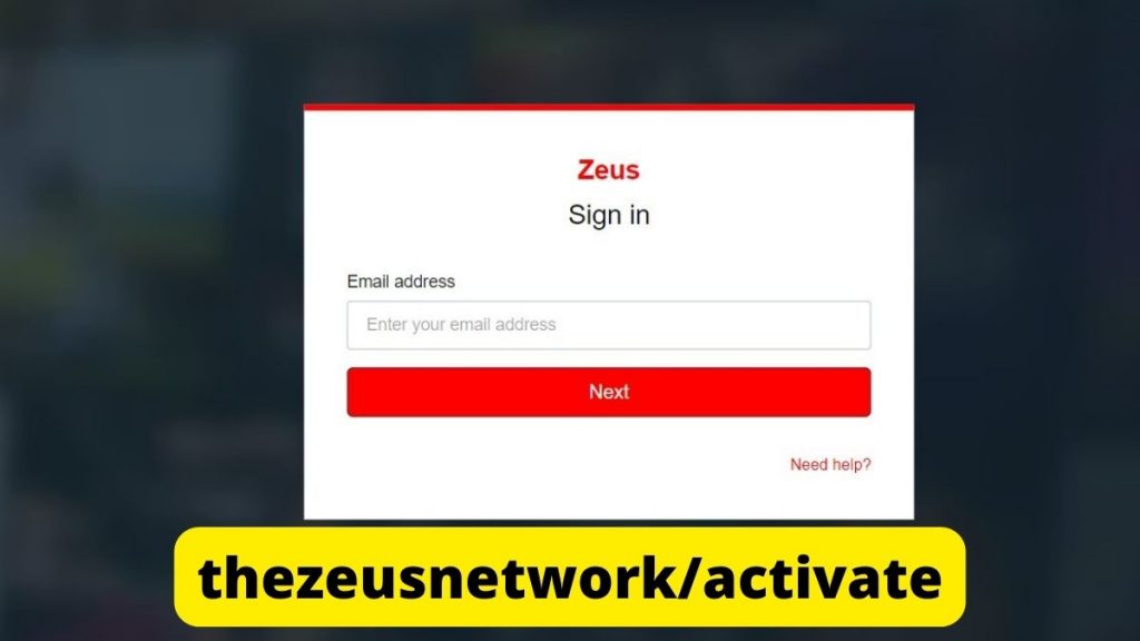thezeusnetwork/activate Zeus Network Activate and Login Account