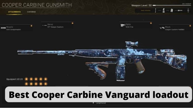 Best Cooper Carbine Vanguard loadout