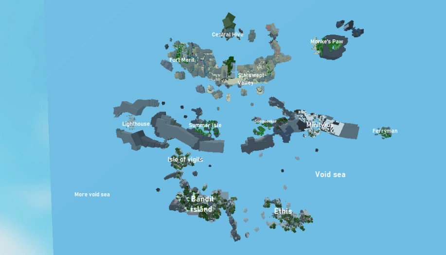 Roblox Deepwoken Map All New Locations