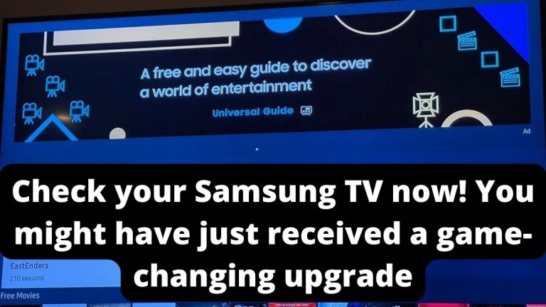 Check your Samsung TV now! You might have just received a game-changing upgrade