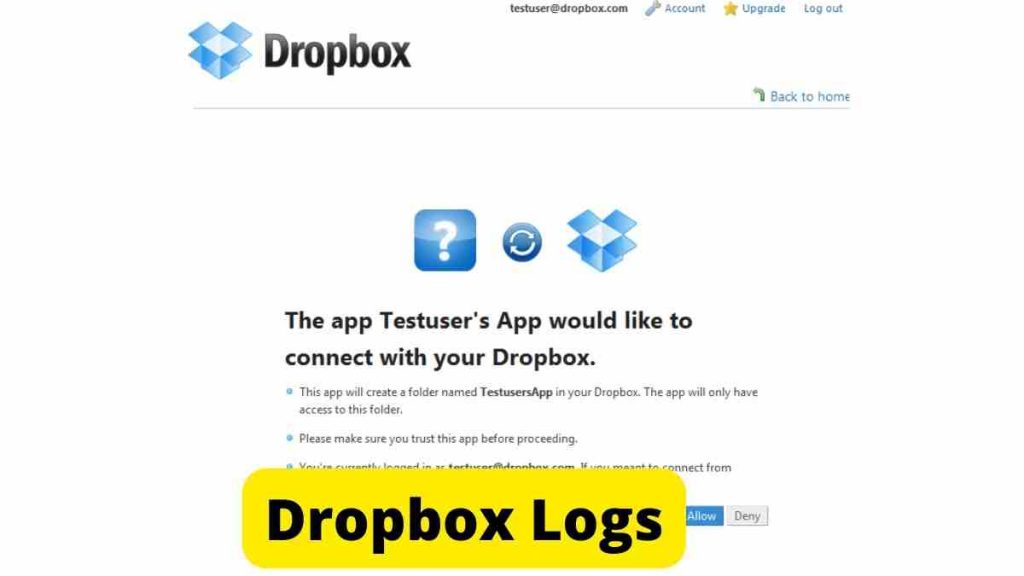 Dropbox Logs