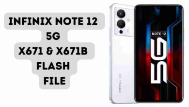 Infinix Note 12 5G X671 & X671B Flash File