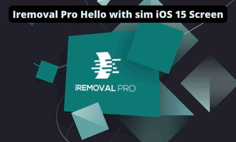 Iremoval Pro v6.0 Hello with sim iOS 16 Screen With Signal