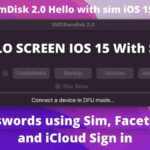 SMD RamDisk 2.0 Hello with sim iOS 15 Screen With Signal
