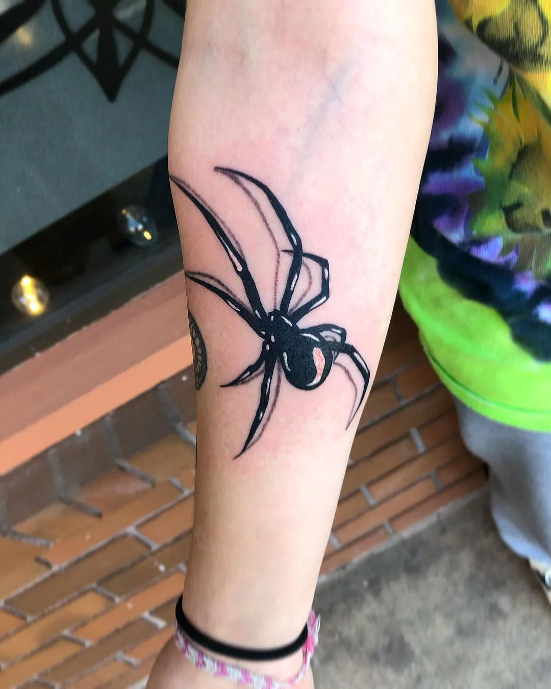 Black widow spider tattoo 36
