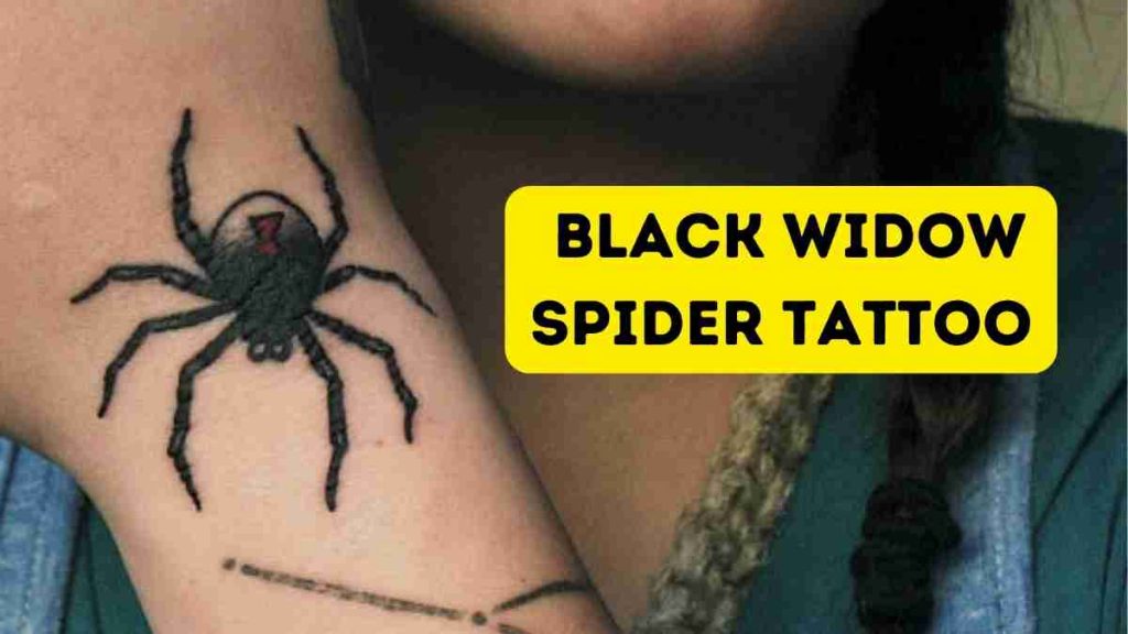 100+ Black widow spider tattoo meaning tattoo santa muerte