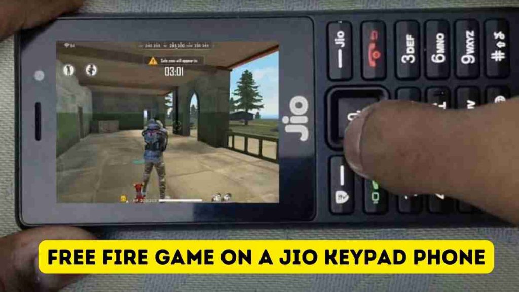 Free Fire game on a Jio Keypad phone