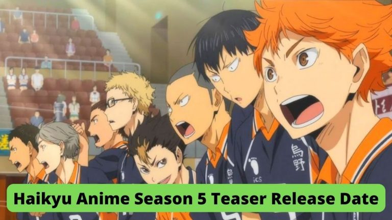 Haikyu Anime Season 5 Teaser Release Date