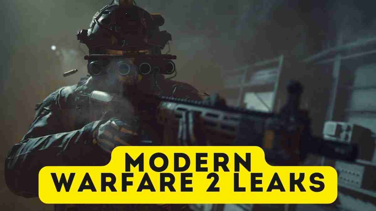 Modern Warfare 2 Leaks