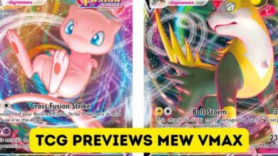 Fusion Strike, TCG Previews English Version MEW VMAX