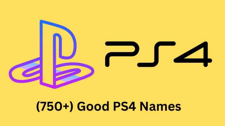 (750+) Good PS4 Names 2023 List