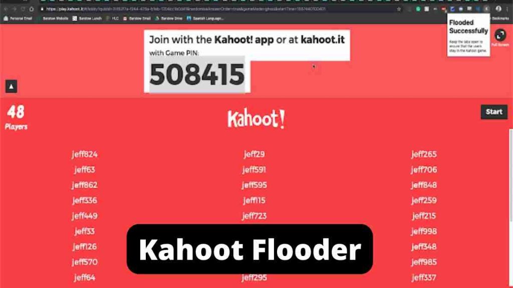 What is the Kahoot Flooder? September 2022