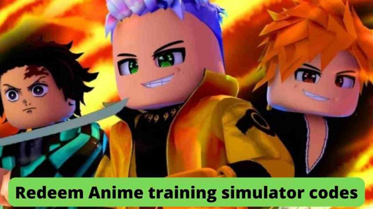 Anime training simulator codes