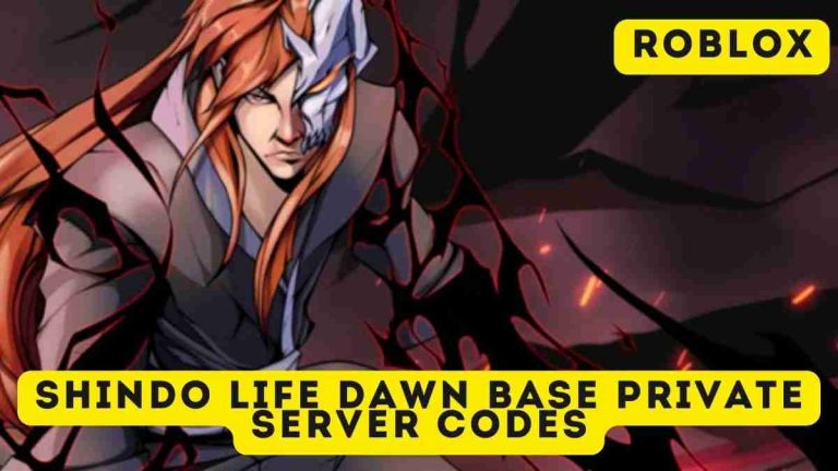 Shindo Life Dawn Base Private Server Codes