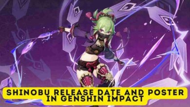 Shinobu Release Date and Poster in Genshin Impact 4 Shinobu