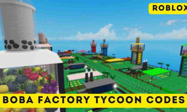 Boba Factory Tycoon Codes