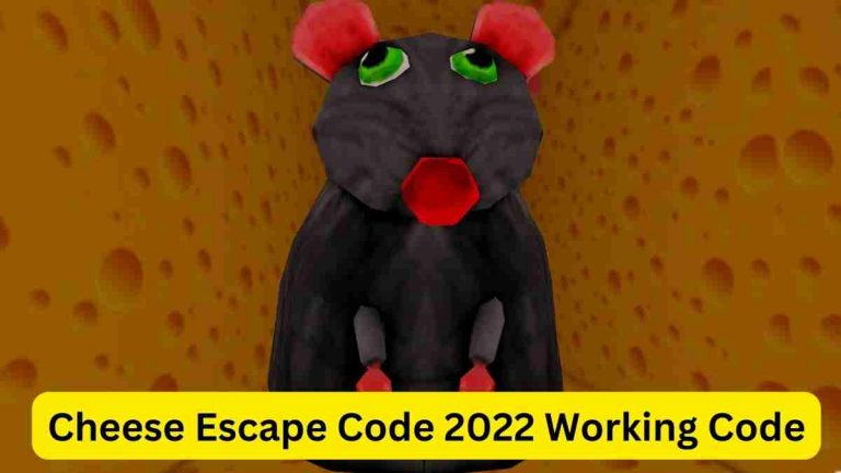 Cheese Escape Code 2022 Working Code (Update)