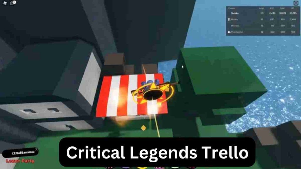 Critical Legends Trello