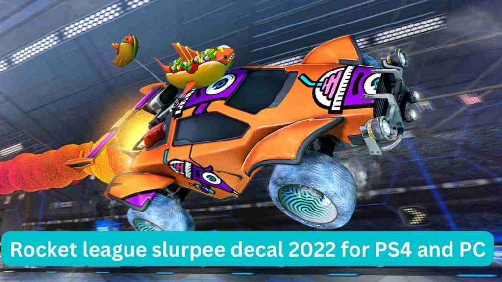 Rocket league slurpee decal 2022 for PS4 and PC