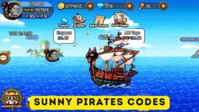 Sunny Pirates Codes