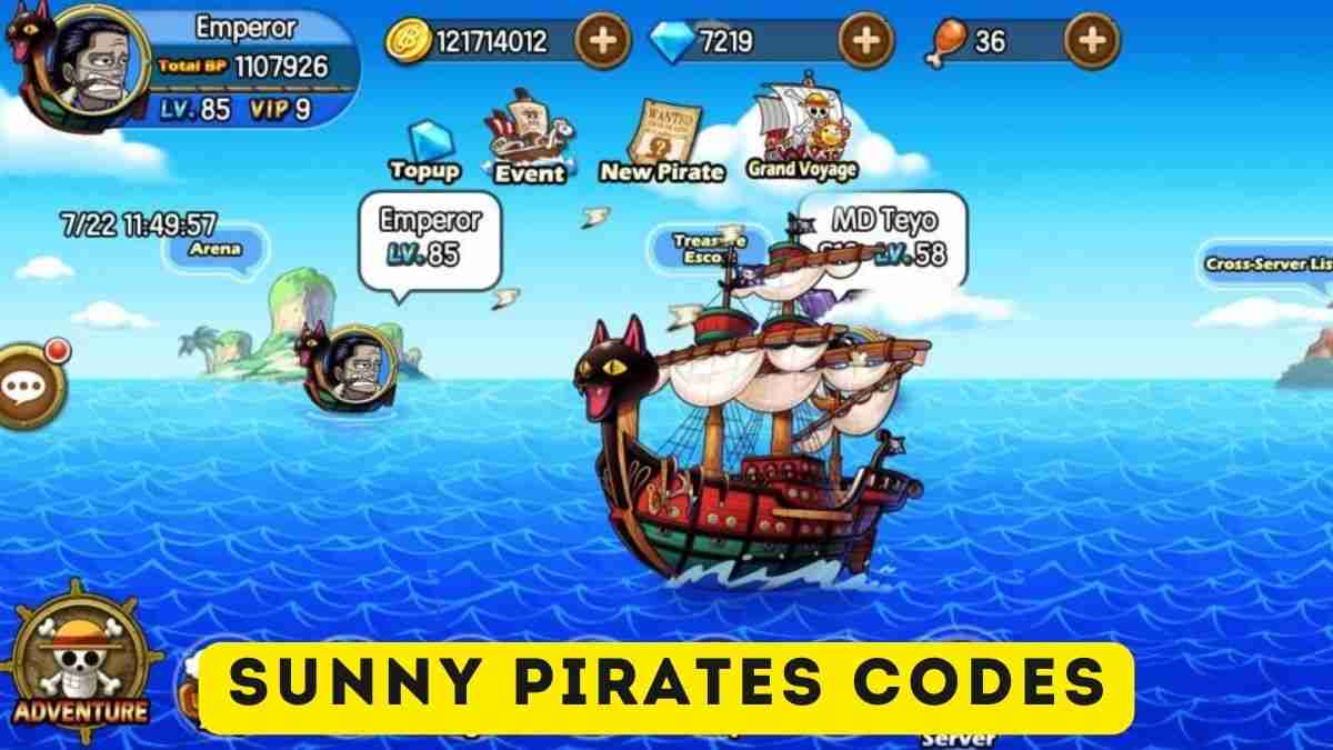 Sunny Pirates Codes