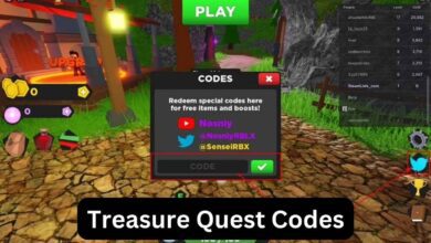 Treasure Quest Codes
