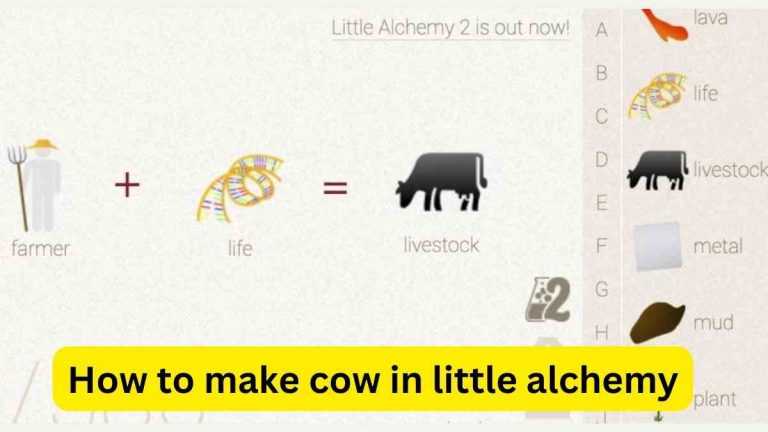 how to make cow in little alchemy