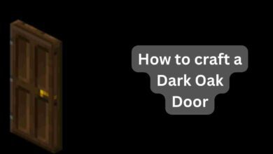 Dark Oak Door: How to craft a Dark Oak Door in Survival Mode? 4 Dark Oak Door