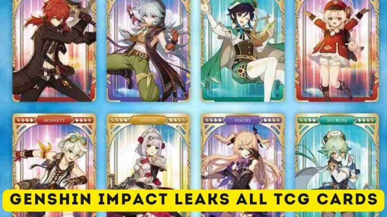 Genshin Impact Leaks All TCG Cards