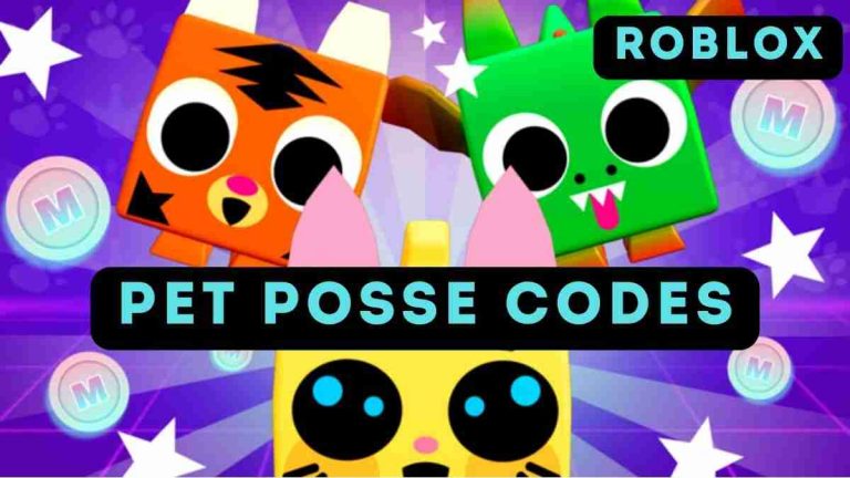 Pet Posse Codes