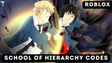 School of Hierarchy Codes: Latest Codes (July 2025) 8 School of Hierarchy Codes