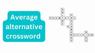 Average alternative crossword