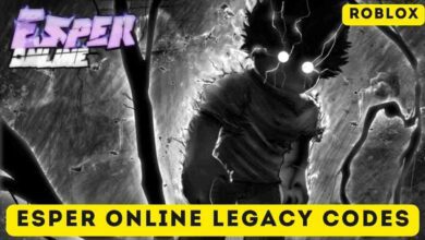 Esper Online Legacy Codes