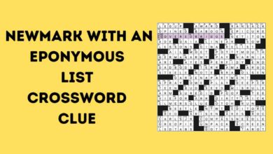 Newmark with an eponymous list Crossword Clue 2024 5 Newmark with an eponymous list