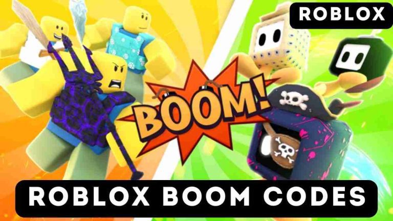 Roblox Boom Codes