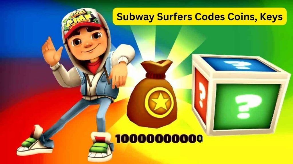 Subway Surfers Codes Coins, Keys 2023