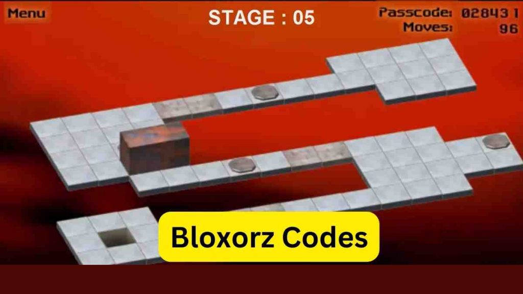 Bloxorz Codes