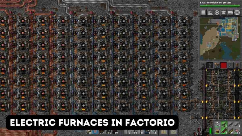 Electric Furnaces in Factorio